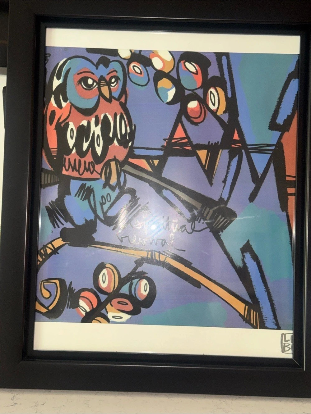 A Spiritual Revival Signed Serigraph Print by Lebo